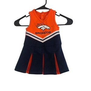 Denver Broncos Baby Cheerleader Dress  Blue NFL Team Apparel Infant Size 18M